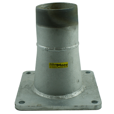 Einlaufrohr Oberteil, GERADE, 4" a.G.