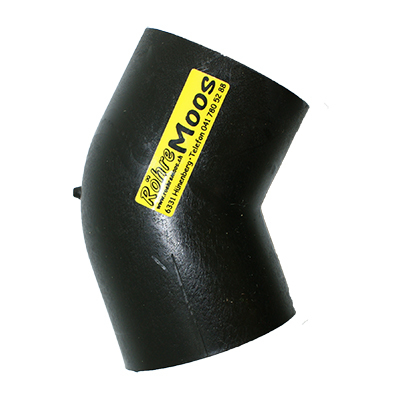 PE Ablauf Winkel Ø 125 / 45°