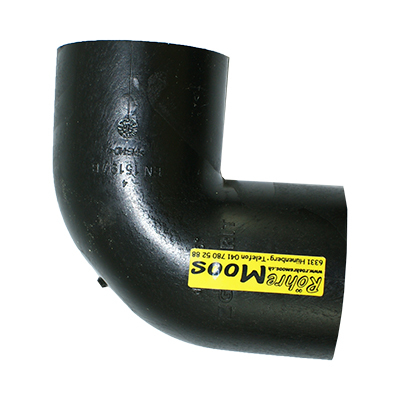 PE Ablauf Winkel Ø 125 / 90°