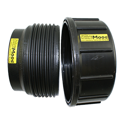 Geberit, Stutzen mit Schraubdeckel Ø 110