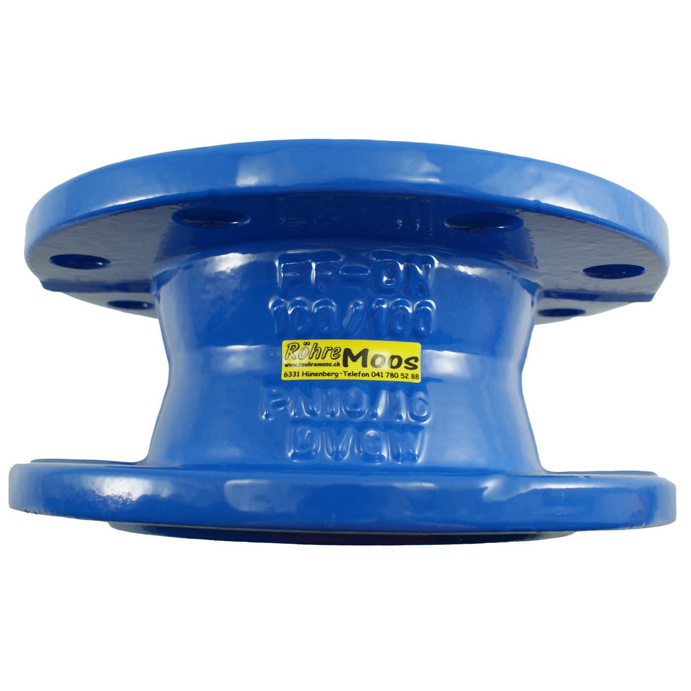 Flanschrohr NW 100, l = 10 cm