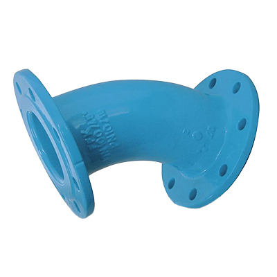 Guss Flanschen-Bogen 45° 