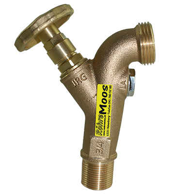 JRG Auslaufventil, mit Handrad Rotguss/Messing, 3/4"