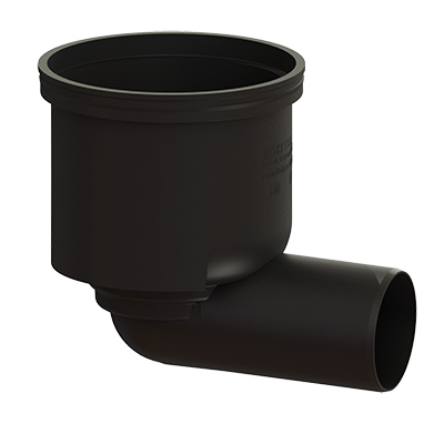 Hofablauf/Schacht "Kessel", Grundkörper seitlich