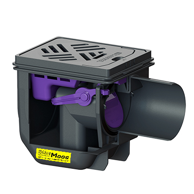 Kessel, Kellerablauf mit RÜCKSCHLAGKLAPPE