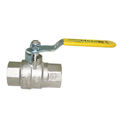 Kugelhahn, GELB, 2 1/2" i.G / i.G