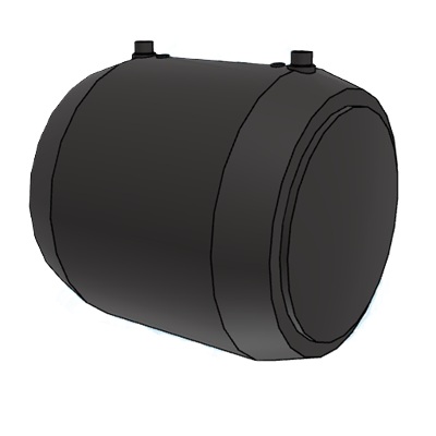 PE, Elektro Schweiss Endkappe PN16 Ø 32 mm