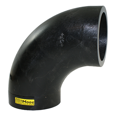 PE, Bogen, PN10, Ø 63 mm, 90°