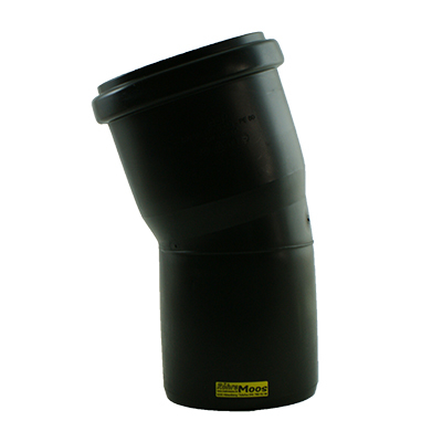 PE, Bogen, Ø 400 mm, 15°