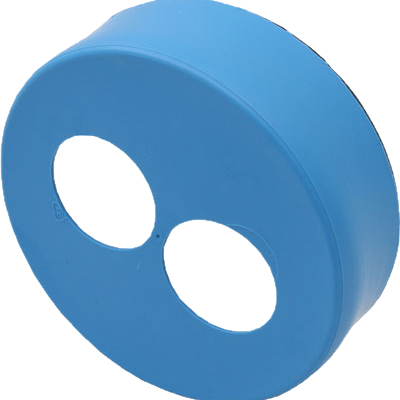 Fernwärme DUO PLUS Endkappe 2 x Ø 63 mm