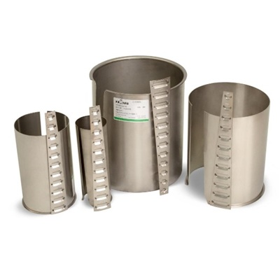 Stützhülse mit Keil V2A, für PE/PVC, Abm. 110 x 6.6 - 6.3 mm SDR17+17.6