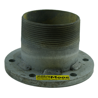 Übergang Flansch 150 mit 2 1/2'' AG
