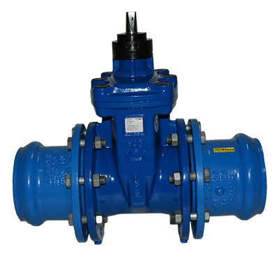 VAG Schieber NW 140 SET mit beidseitig Muffe