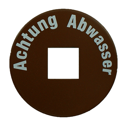 Rondelle zu Schieber Ø 80 mm Alu