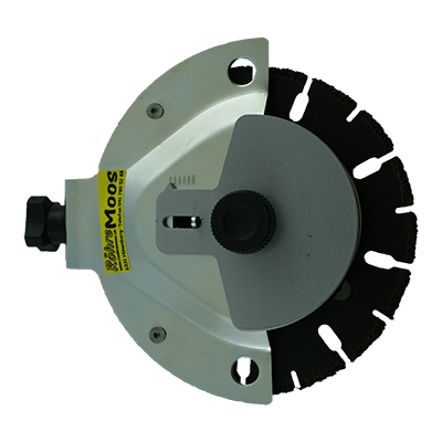 CUT Set PS-10 Trenn- und Anfasscheibe 18 mm breite Ø 125 mm mit höhenverstellbarer Abdeckhaube