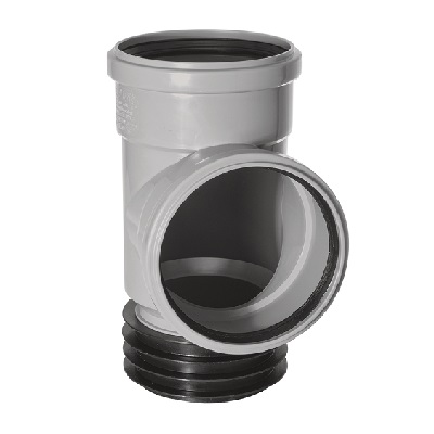 Innen/Muffen-Adapter, 110/110/90° Abzweiger