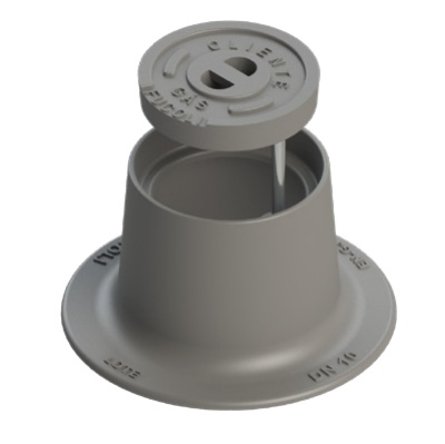 Strassen- Kappe Guss NW200