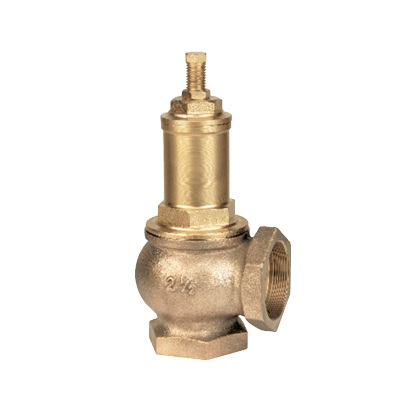 Sicherheitsventil 90° max 16bar Messing 1 1/4"