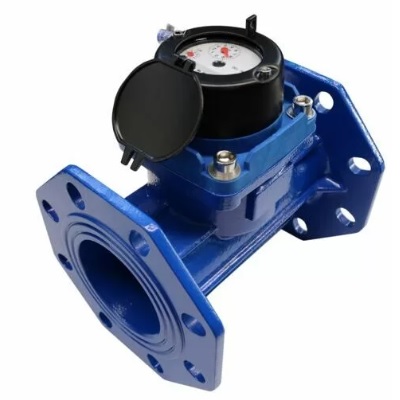 Wasseruhr NW80 mit Flansch / max 16bar / Kunststoff / 3kg