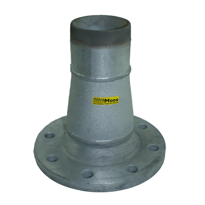 Einlaufrohr Oberteil, GERADE, 4" a.G.