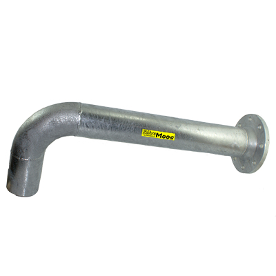 Einlaufrohr, Unterteil S-Form