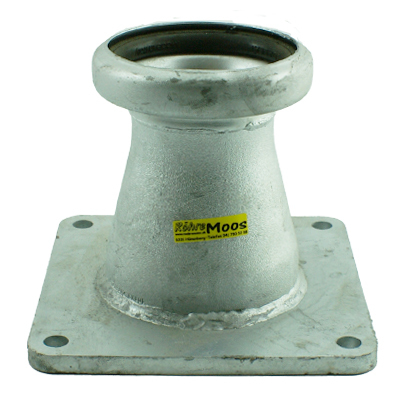 Einlaufrohr Oberteil, GERADE, Bauer 76 MT