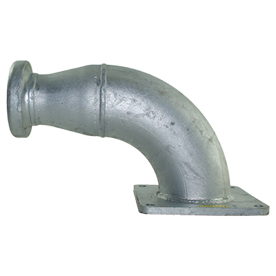 Einlaufrohr Oberteil 90° Bauer 89 MT