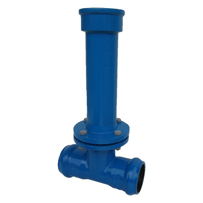 Durchgangshydrant mit Flansch, komplett