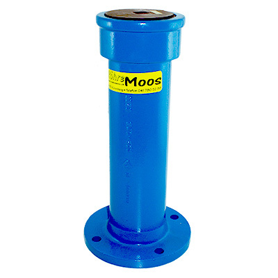 Flanschaufsatz blau MIT Deckel komplett