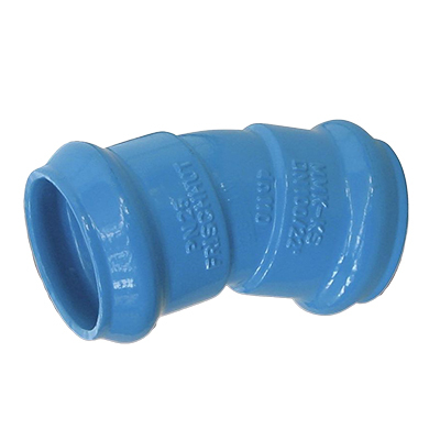 Guss, MMK-KS / Muffen-Bogen, NW 140 / 22.5° PN 25bar