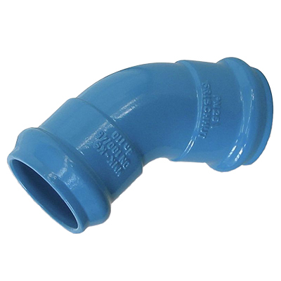 Guss, MMK-KS / Muffen-Bogen, NW 140 / 45° PN 25bar