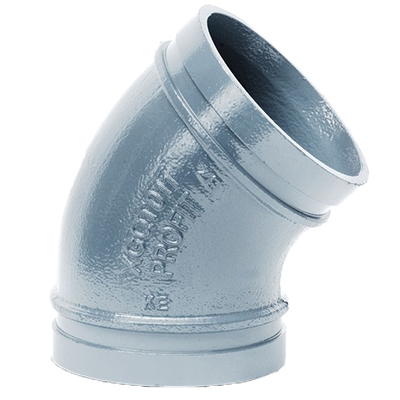 NutKupplung, Bogen, Ø 114.3 mm, 45°