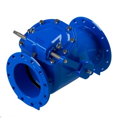 Rückschlagklappe NW100 mit Gewicht / Metallisch Dichtend / Typ FUC