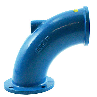 Oberteil zu Auslaufbogen "blau"