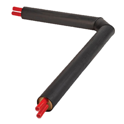 Fernwärme DUO PLUS Hauseinführungsbogen 90° 2 x AD = 25 mm