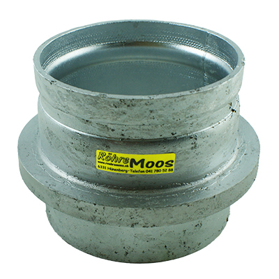 Auslaufbogen, "Bajonet / Stöckli", Unterteil verzinkt