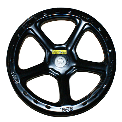 Handrad schwarz beschichtet Ø250mm