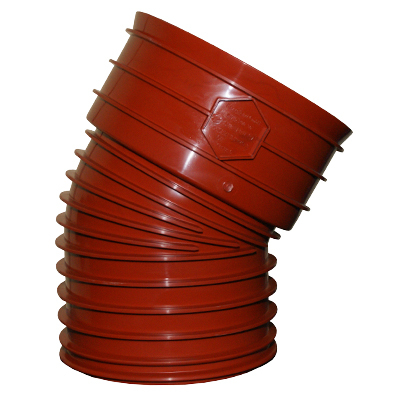 PP Wellrohr, SN8, Bogen, NW 500 / 30°