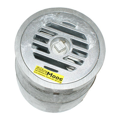 Spülstutzen ALU Ø 125 mm