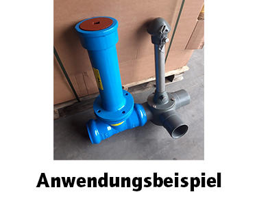 Dreiweghahn "grau" 3 x Spitzende NW 110