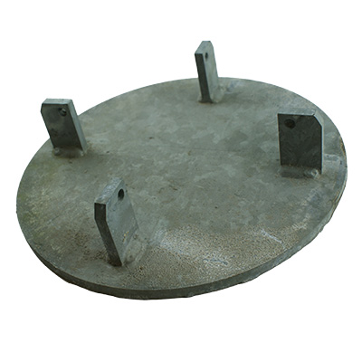 Fundamentrohr, Deckel verzinkt, Ø 315