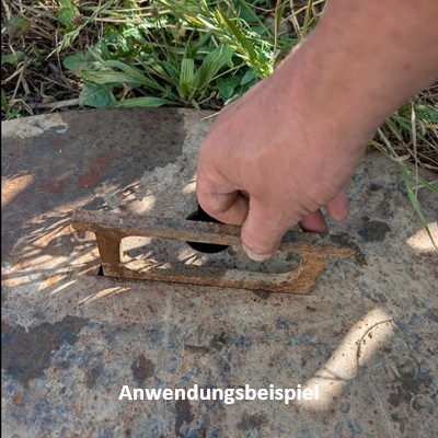 Schachtdeckel zu Bewässerung mit Handgriff zu NW800 / ADØ 980mm