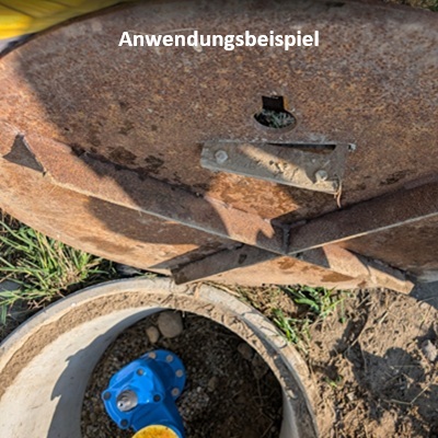 Schachtdeckel zu Bewässerung mit Handgriff zu NW800 / ADØ 980mm