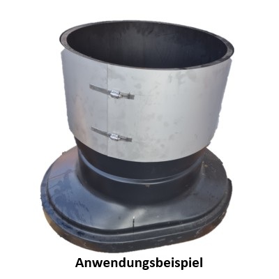 Speidel Domschacht - Adapeter OVAL-Rund-ØAD 630mm zu Reservoirdeckel