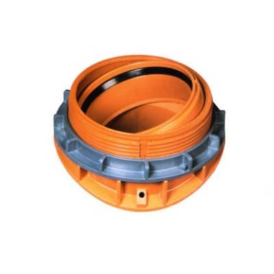 Fabekun - Anschluss-Sattel 90° aus PVC mit Kugelgelenk 0 – 13°