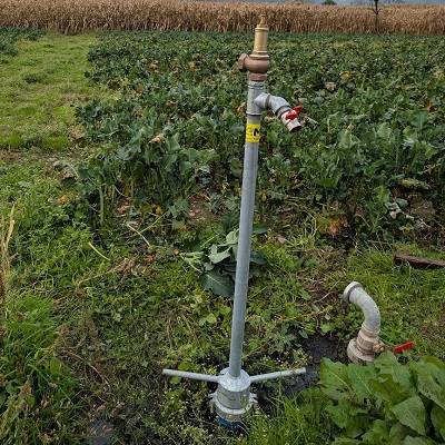 Sicherheitsventil zu Hydrant mit Schnurrgewinde 1 1/4"