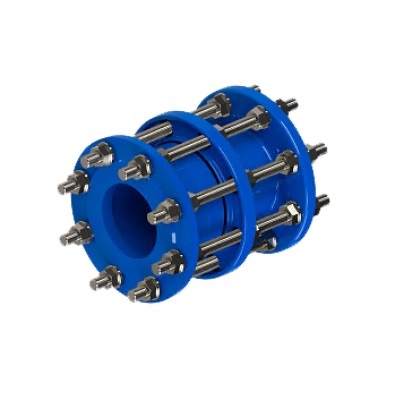 FUC NW100 Flansch - Flansch Ein/Ausbaustück Guss L=175-225mm PN16